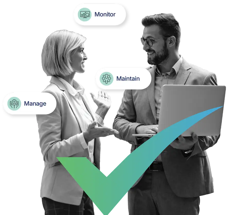 IT engineer managing a client's systems and network